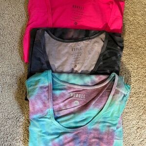 Nobull Men's Tops - 2 Tie Dyes - 1 Neon - XL